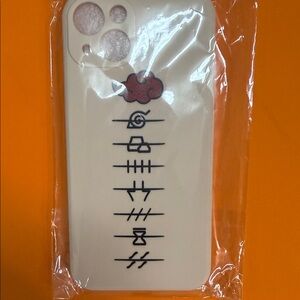 Cream Phone Case with Unique Design